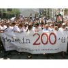 Gazetecilerden "Adaletin 200'ü" eylemi