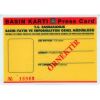 Sarı Basın Kartı yerine elektronik kart geliyor...