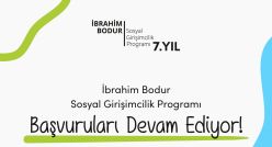 7. İbrahim Bodur Sosyal Girişimcilik Programı başvuruları devam ediyor