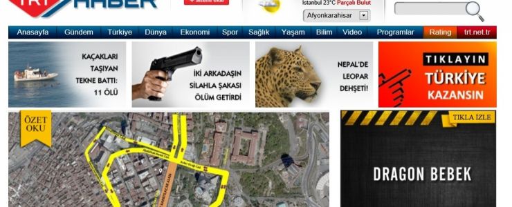 TRT Haber'den Windows 8 uygulaması