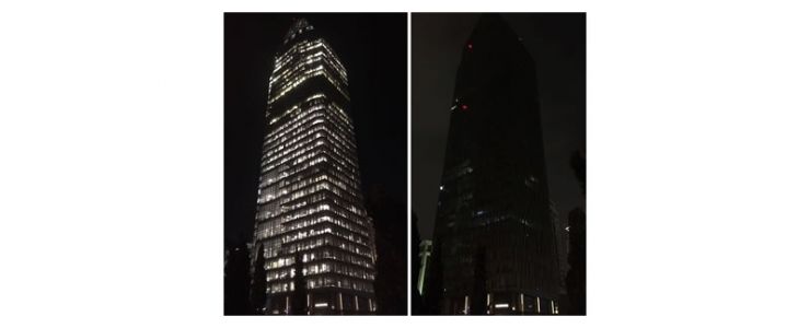 “Dünya Saati”ne Allianz Tower’dan destek 