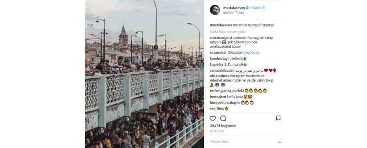 İstanbul, Instagram’da en çok paylaşılan ilk 10 şehir arasında 