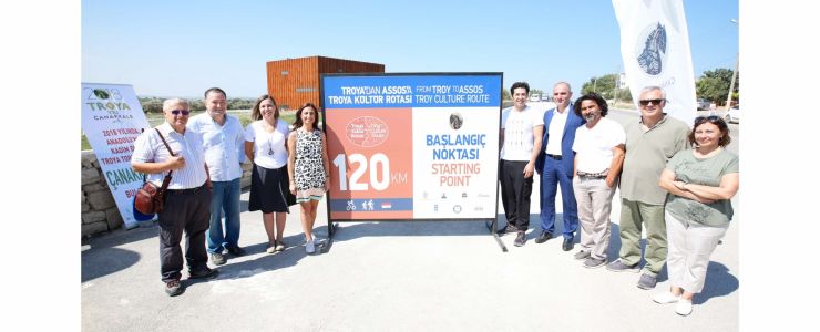 UNDP Türkiye’nin İyi Niyet Elçisi “Troya Kültür Rotası”nı ziyaret etti
