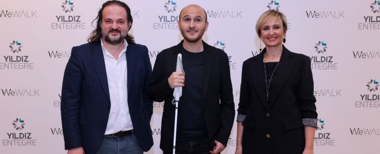 Yıldız Entegre’den, görme engelli 100 öğrenciye WeWALK eğitimi