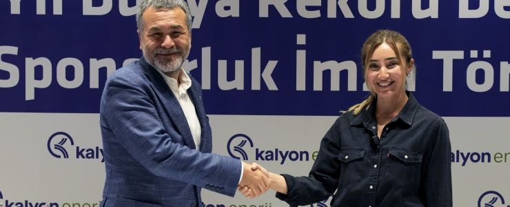 Şahika Ercümen, Cumhuriyet dalışının sponsoru Kalyon Enerji 