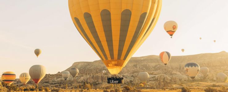 Uber Balon, Kapadokya’dan havalanıyor