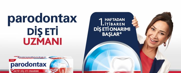 Parodontax'ın reklam yüzü Demet Akbağ