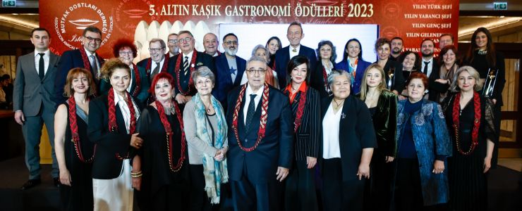 5. ALTIN KAŞIK GASTRONOMİ ÖDÜLLERİ SAHİPLERİNDE