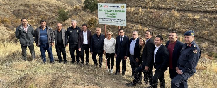 Akkomarka ve Coca Cola İçecek'den Sivas’ta hatıra ormanı