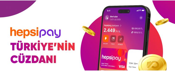 Hepsipay ile 15 milyon dijital cüzdan