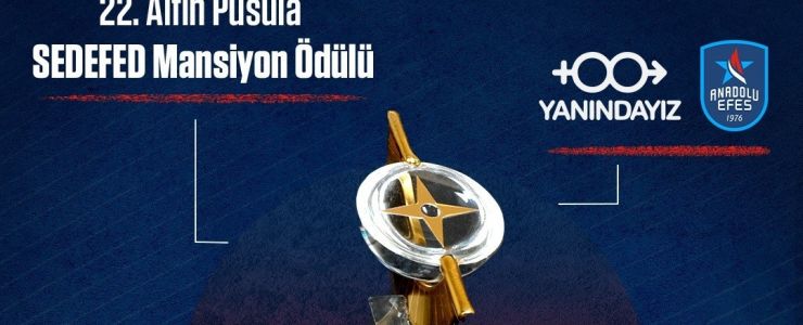 Anadolu Efes Spor Kulübü ve Yanındayız Derneği'ne Altın Pusula Sedefed Ödülü