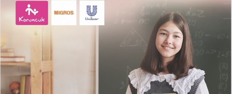 Kız çocukları için Unilever, Migros, Koruncuk elele