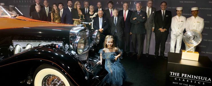 1935 DUESENBERG MODEL J SPEEDSTER'I PENINSULA CLASSICS  ÖDÜLÜNÜ KAZANDI