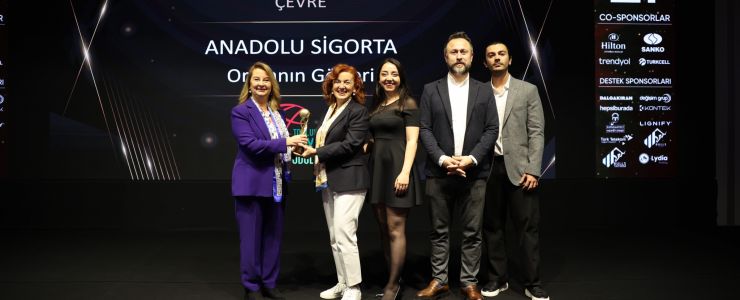 Anadolu Sigorta'ya Toplumsal Fayda Ödülü