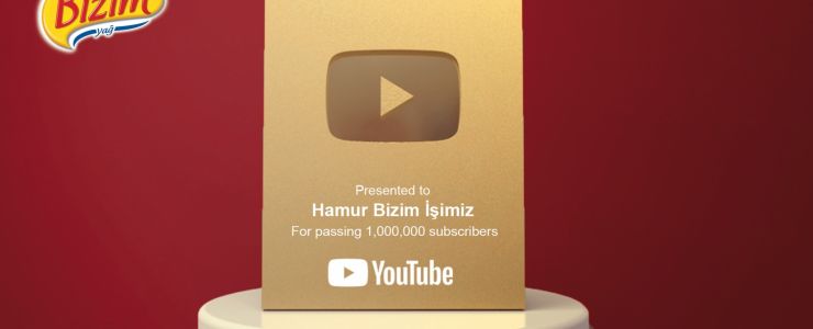 “Hamur Bizim İşimiz” YouTube altın Plaketi verdi