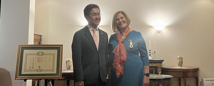Perihan İnci'ye Japonya Devlet Nişanı
