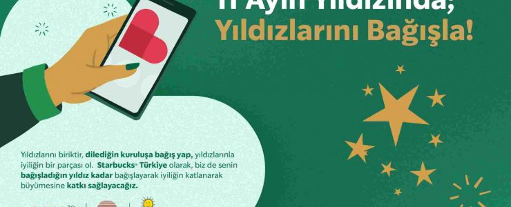 Starbucks’ta Yıldızlar İyiliğe Dönüşüyor