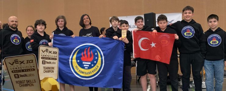 TEDRoboteam Alpine Robo Games VEX Robotics Turnuvası’nın şampiyonu 