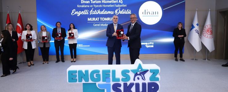 Divan’a “Engelsiz İstihdam” Ödülü