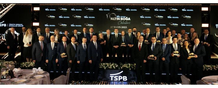 10. TSPB Altın Boğa Ödülleri Sektörün En Başarılı Kurumlarının Oldu