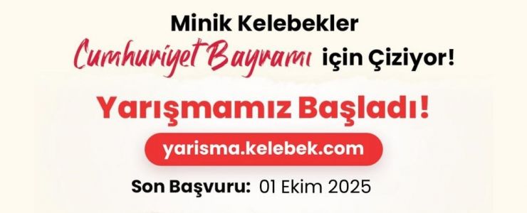Minik Kelebekler Cumhuriyet Bayramı için Çiziyor!