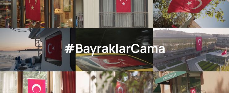 Cumhuriyet Bayramı’nda #BayraklarCama