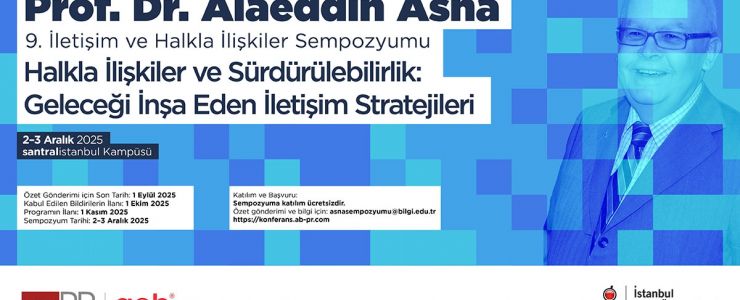 Prof. Dr. Alâeddin Asna 9. İletişim ve Halkla İlişkiler Sempozyumu Bilgi Üniversitesi'nde