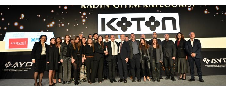 KOTON 12. KEZ EN BEĞENİLEN KADIN GİYİM MARKASI SEÇİLDİ!