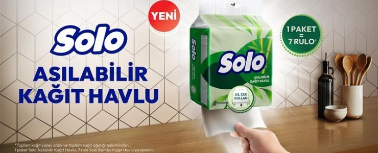 Yeni Solo Asılabilir Kağıt Havlu : As, Çek, Kullan