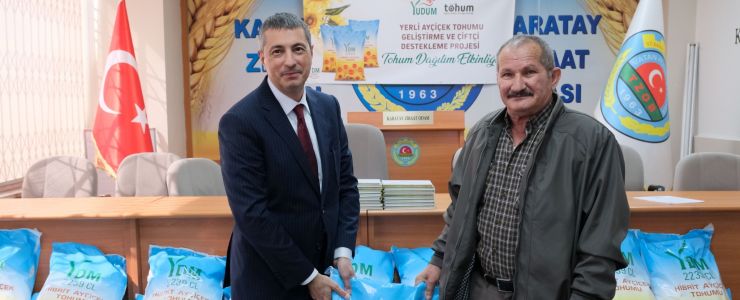 Yudum&rsquo;dan Yerli Ayçiçeği Tohumuna Destek