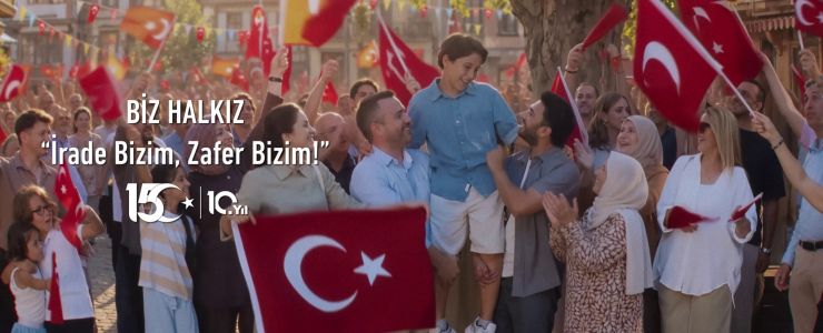 Halkbank'tan "İrade Bizim, Zafer Bizim"