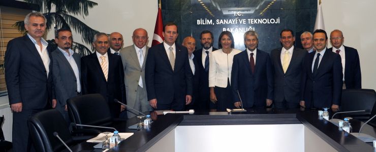 TOBB Türkiye Medya ve İletişim Meclisi'nden Bilim, Sanayi ve Teknoloji Bakanı Nihat Ergün'e ziyaret...
