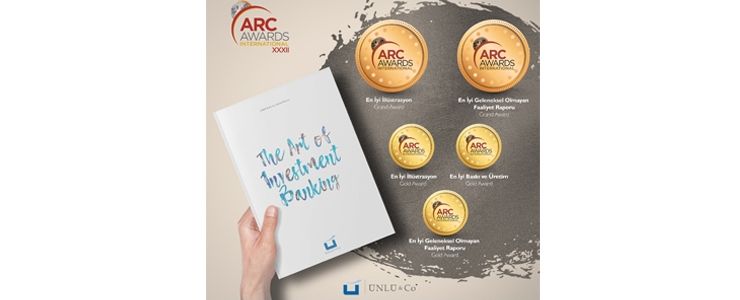 ÜNLÜ & Co 2017 Faaliyet Raporu'na ARC Awards'dan Büyük Ödül