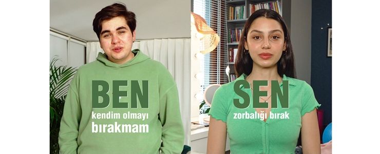  Gençler “Ben Kendim Olmayı Bırakmam Sen #ZorbalığıBırak” diyor 