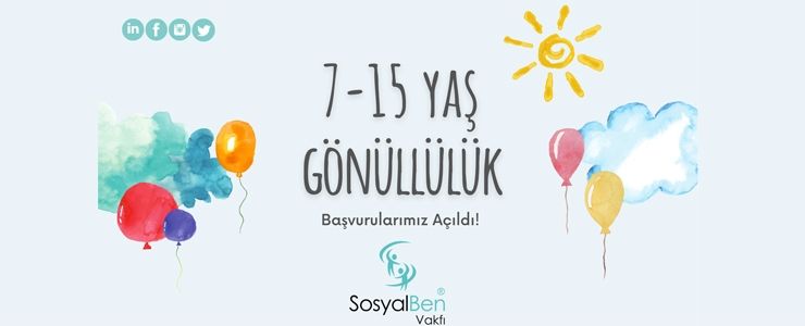 SosyalBen Vakfı, çocukları gönüllü olmaya davet ediyor