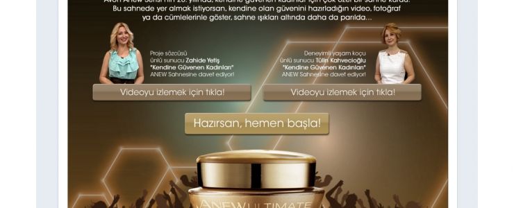 “AVON’la Sahne Senin” projesinin Facebook başarısı