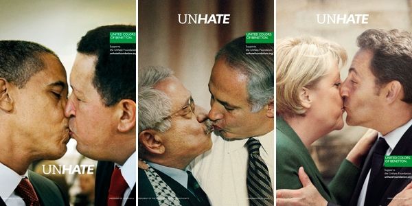 Benetton'dan "Unhate / Nefret etme" reklam kampanyası