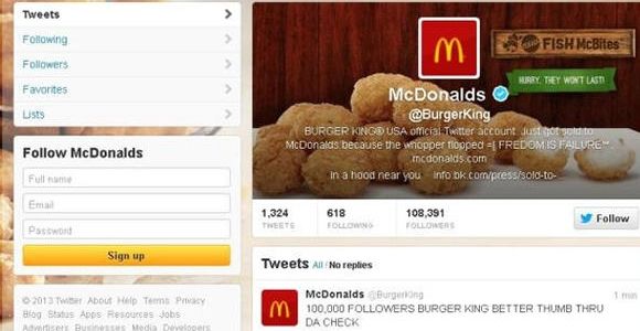 Burger King'e 'McDonald's' operasyonu