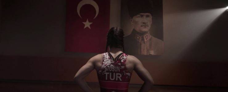 Buse Tosun Çavuşoğlu 19 Mayıs filmi için mindere çıktı