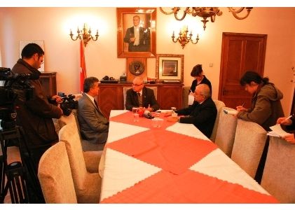 CHP'den Türkiye Gazeteciler Cemiyeti'ne taziye ziyareti... 