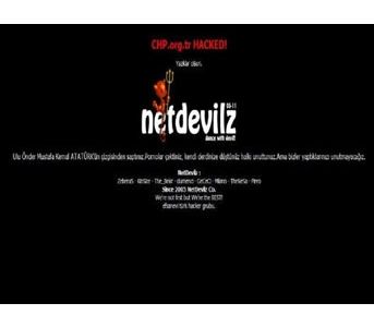 CHP'nin resmi internet sitesi hacklendi!