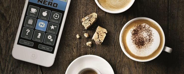 Caffè Nero'dan mobil uygulama