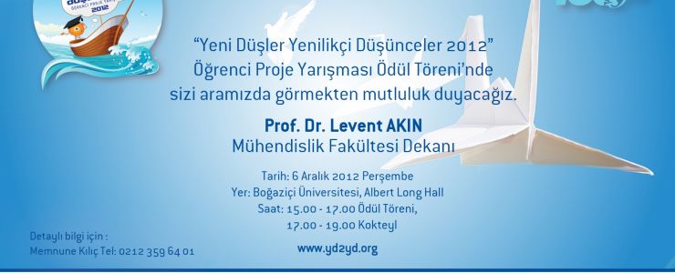 Boğaziçi Üniversitesi'nden Yeni Düşler Yenilikçi Düşünceler Yarışması