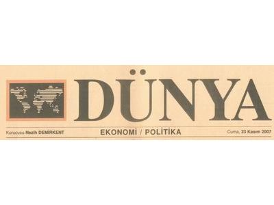 Dünya Gazetesi'nde pazarlama iletişimi...