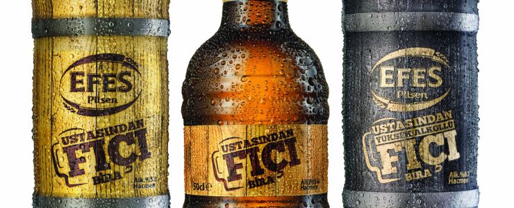 Efes Pilsen Fıçı Bira ailesi yeni ambalajlarında