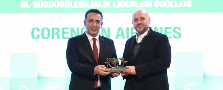 Corendon Airlines&rsquo;a &ldquo;Sürdürülebilirlik Liderleri Ödülü&rdquo;