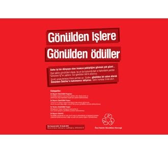 Gönülden Ödüller'e başvurular başladı 