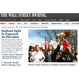 Habertürk Wall Street Journal'da! 