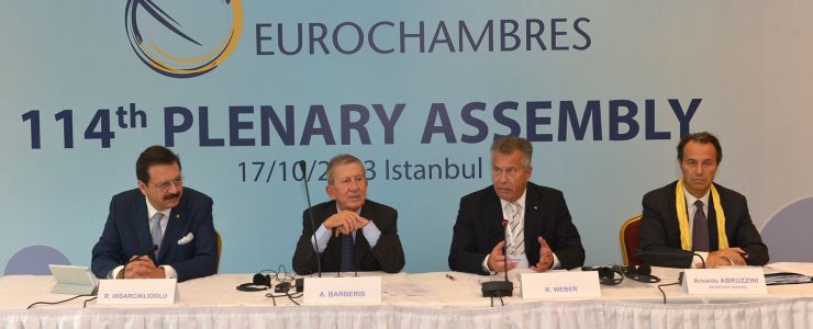 Hisarcıklıoğlu yeniden EUROCHAMBRES Başkan Yardımcılığına seçildi