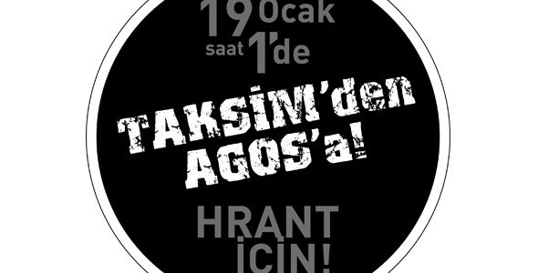 Hrant Dink için yürüyüş...